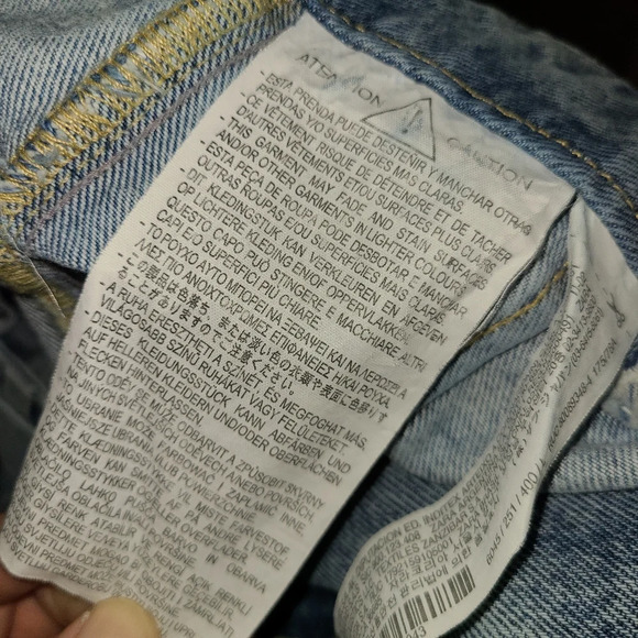 Zara Light Acid Wash Belted Mini Skirt With Belt and Pockets Size Large - Picture 8 of 10